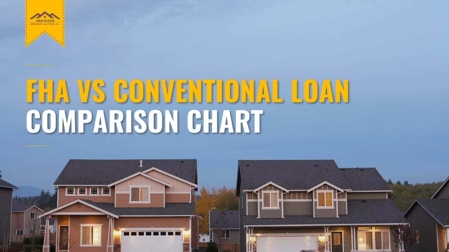 FHA Vs Conventional Loan Comparison Chart